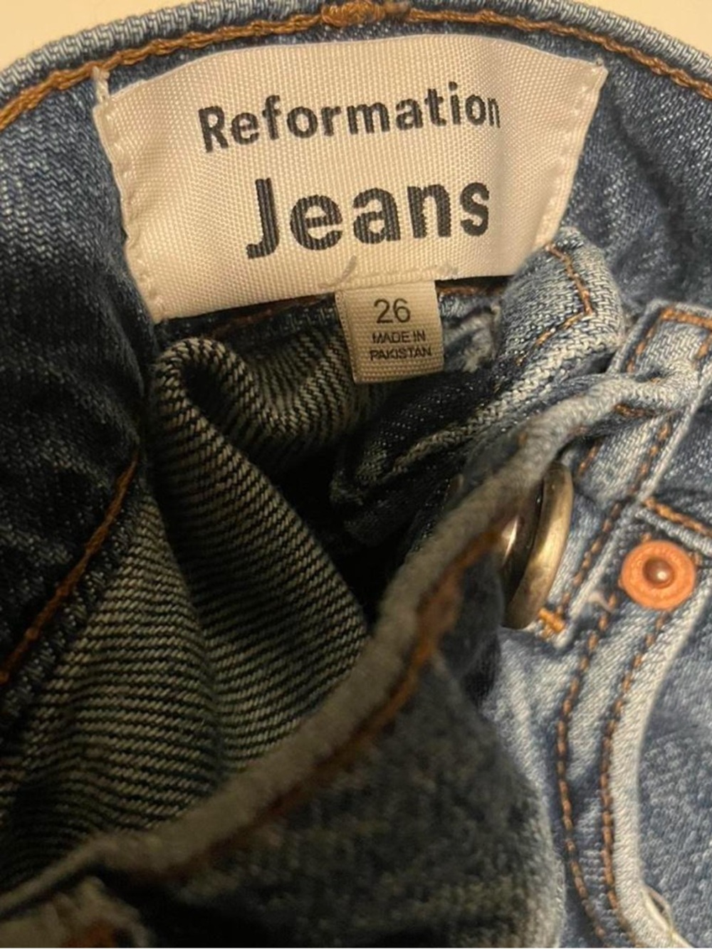Reformation Light Blue Men's Denim Jeans